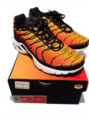 Nike Air Max Plus Sunset Men’s Size 6.5/8 Woman’s Used Good Condition With Box